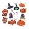 16 parches bordados de calabaza para Halloween parches_2