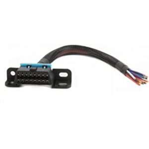 16PIN j1962F OBD2 hembra a cable abierto OBDII Dash Port_1