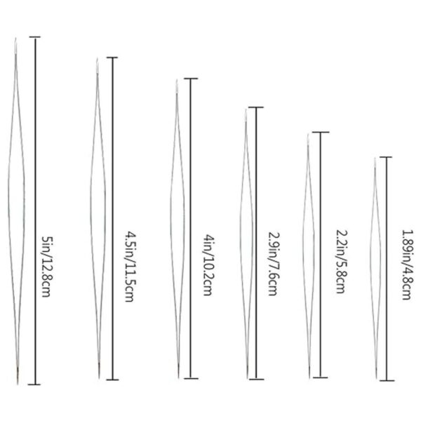 18 agujas de cuentas 6 tamaños agujas de cuentas de_2