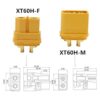 10Pairs Amass XT60 conector XT60h enchufe macho hembra_2