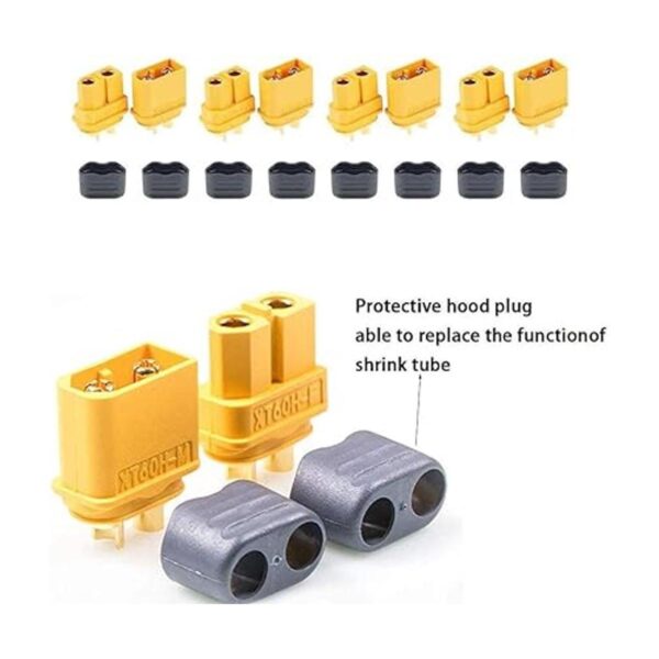 10Pairs Amass XT60 conector XT60h enchufe macho hembra_4