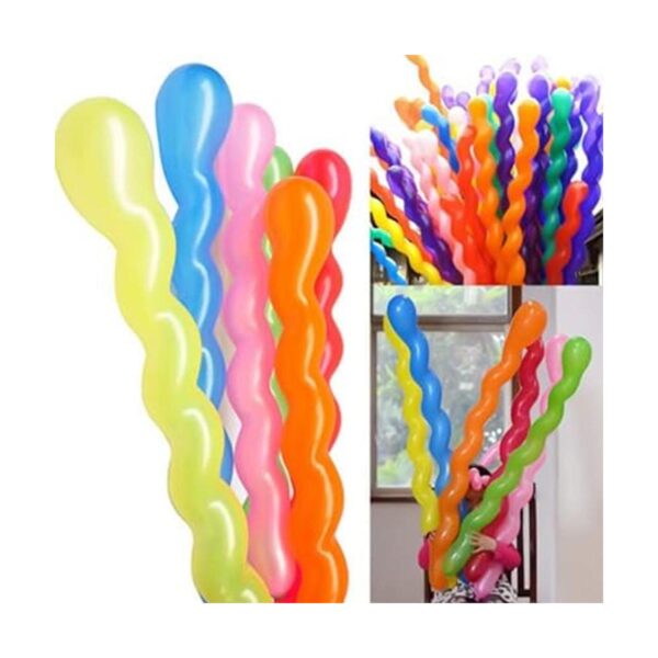 100 globos de látex en espiral de 40 pulgadas para varios_6