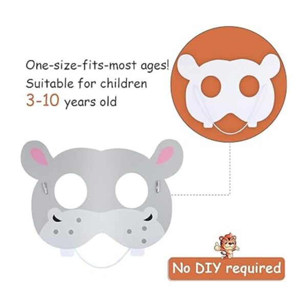 16 Piece Animal Masks Animal Costume Party Favors with 16_4