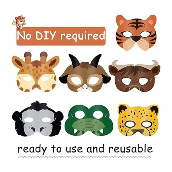 16 Piece Animal Masks Animal Costume Party Favors with 16_3