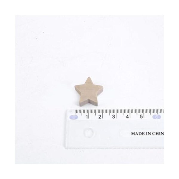 100Pcs Natural Wood Beads Star Shape Unfinished Wooden_5