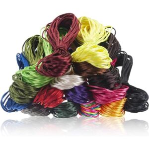 1mm Satin Rattail Cord Silk Cord Chinese Knotting Cord 16_1