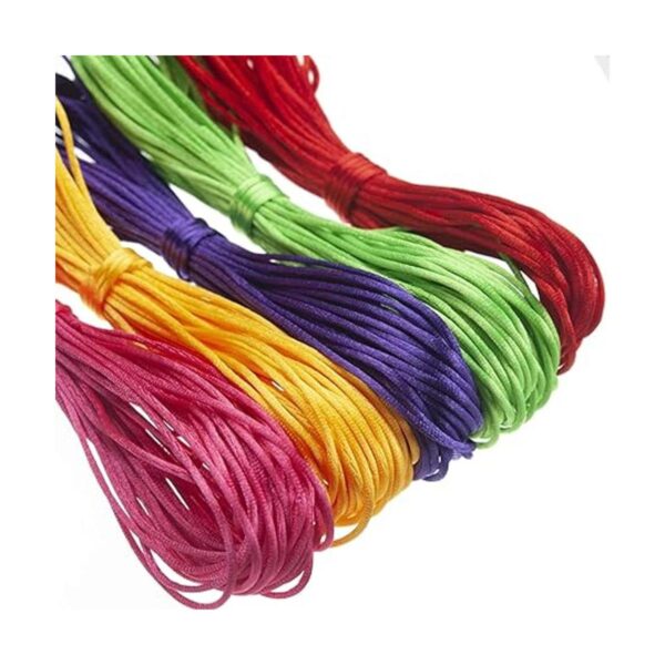 1mm Satin Rattail Cord Silk Cord Chinese Knotting Cord 16_2