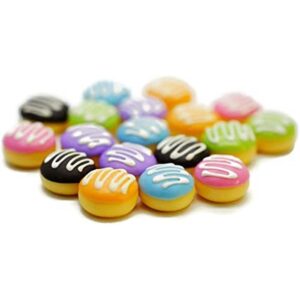 1shopforyou 18 piezas de color crema donut casa de muñecas_1