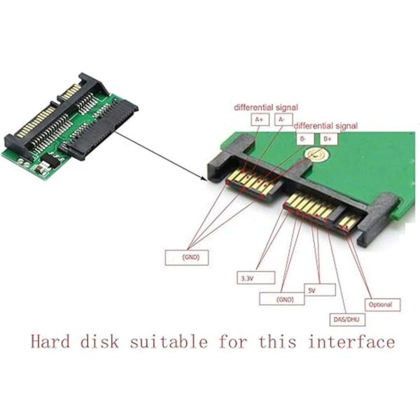 1.8 SSD Micro SATA a 2.5 Disco Duro Adaptador Tarjeta_5