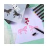 16 plantillas de unicornio para pintar plantillas_5