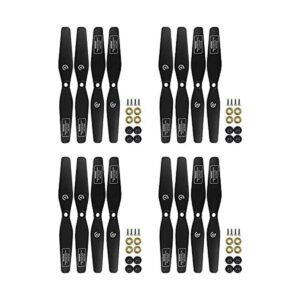 16 piezas de hélice negro para SJRC S20W S30W T18 H301S_1