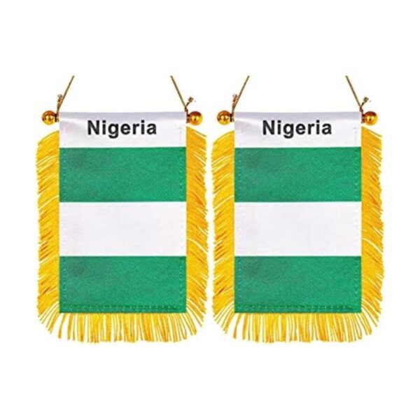 ZXvZYT Bandera de Nigeria colgante de ventana de 3 x 5_1