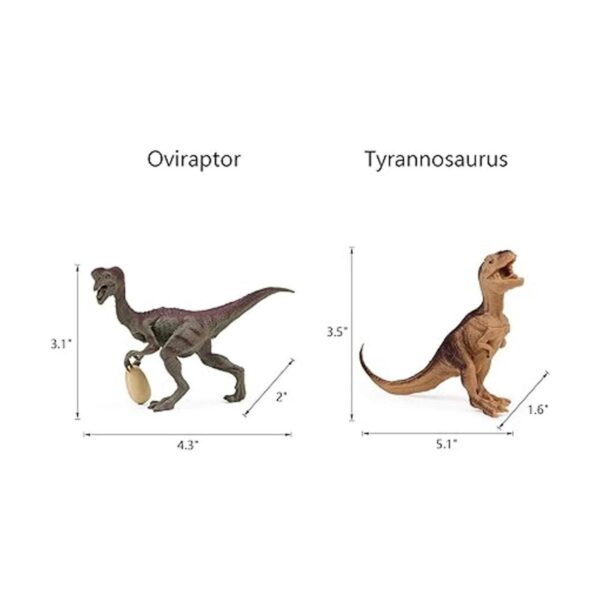 12 figuras de dinosaurio para niños juguetes realistas de_4