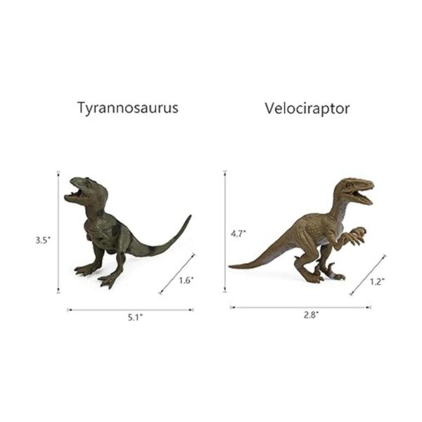 12 figuras de dinosaurio para niños juguetes realistas de_6