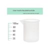 10 tazas medidoras de silicona 3.4 fl oz reutilizables de_2