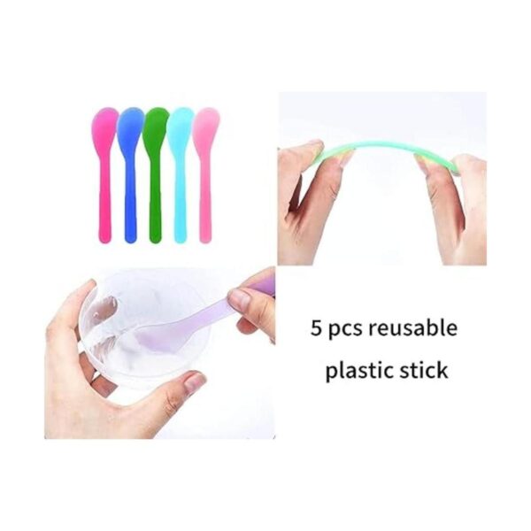 10 tazas medidoras de silicona 3.4 fl oz reutilizables de_4