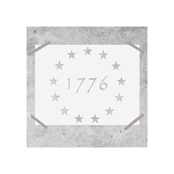 1776 Plantilla de plantilla de 13 estrellas Betsy Ross_4