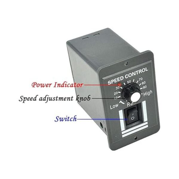 1 unids 12 V 24 36 V 48 6 A DC Motor Controlador reductor_5