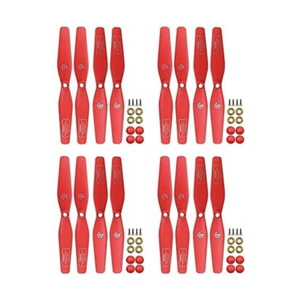 16 piezas de hélice roja para SJRC S20W S30W T18 H301S T25_1