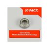 10 Pack 4 x 8 x 3 mm metal blindado rodamientos de bolas_2