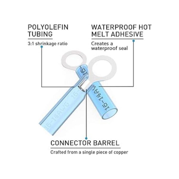 150 conectores de anillo termorretráctiles de 14_2