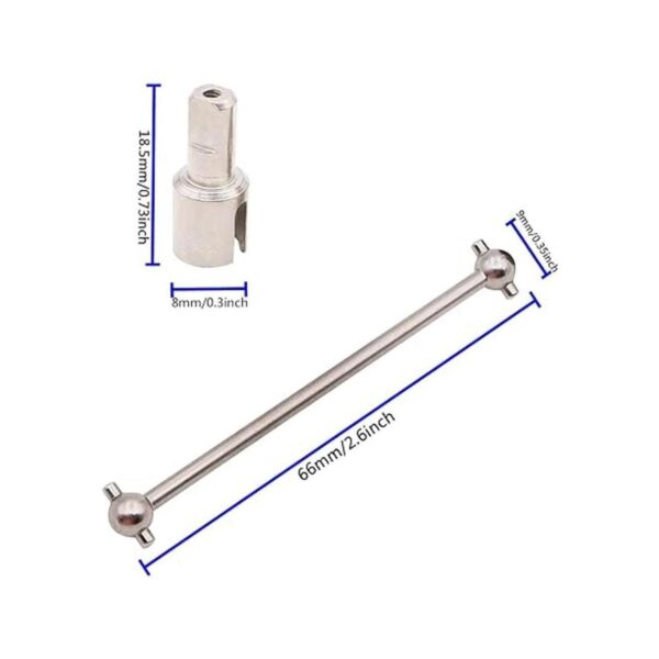 ZYCST Metal 4 unids eje trasero Dogbone y 4 unids_4