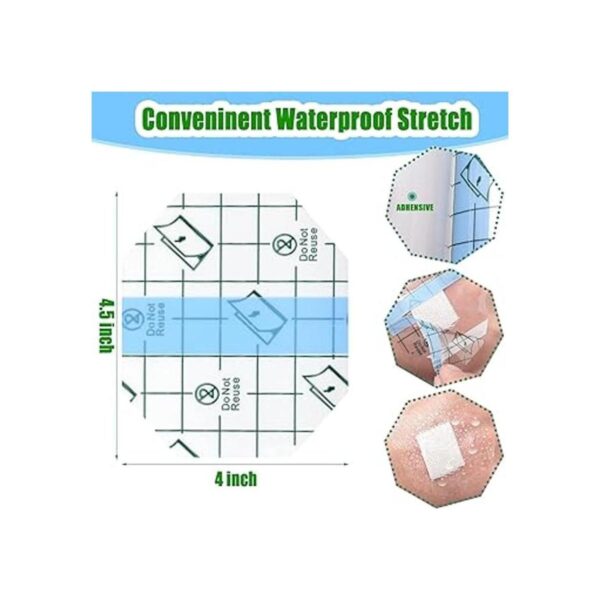 100 unidades transparente elástico impermeable_2