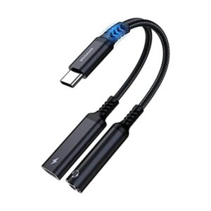 ZOOAUX Adaptador de cargador USB C a auriculares de 0.138_1