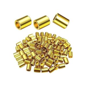 100pcs Antiguo Tubo de Oro Separador Perlas Crimp Perlas_1