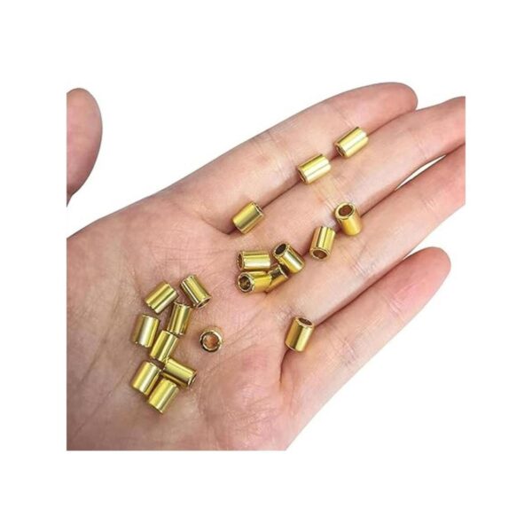 100pcs Antiguo Tubo de Oro Separador Perlas Crimp Perlas_7