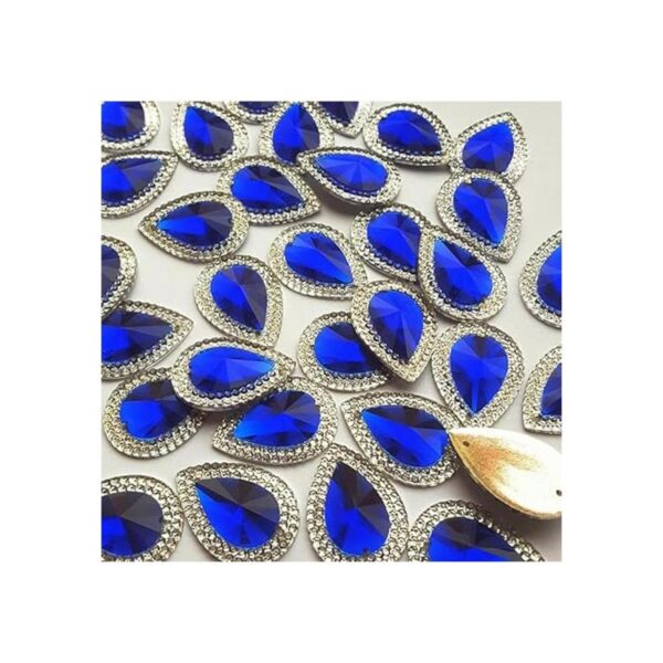 18 x 25 mm 50pcs Loose Beads Rhinestones Diseño con forma_4