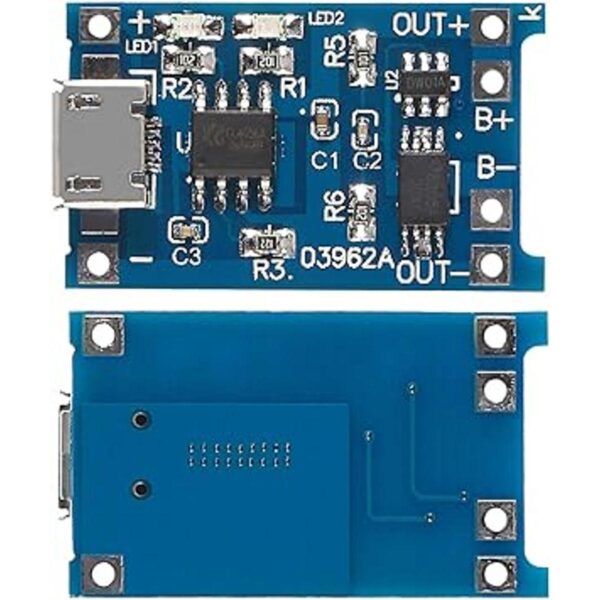 15 módulos de carga TP4056 de 5 V y 1 A micro USB 18650_2